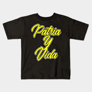 Patria Y Vida, Cuban revolution, Freedom For Cubans, Cuba Flag, Cuba Kids T-Shirt